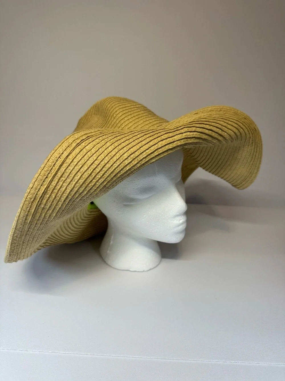 J. Crew Packable Paper Straw Floppy Sun Hat Wide Brim Beach Resort One Size